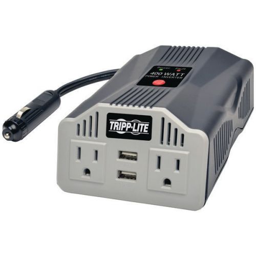 Tripp Lite PV400USB PowerVerter w/2 AC Outlets/2 USB Charging Ports - 400 Watt