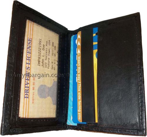 New Business Credit Card case, Black credit card case, 3 Card Case 3 ID windows