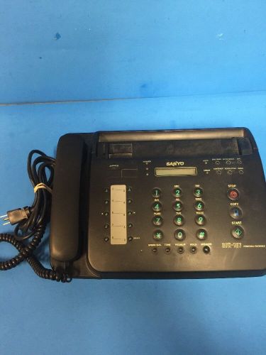 Sanyo SFX-107 Telephone Fax Machine Good Condition