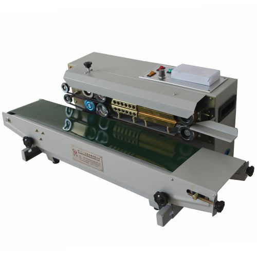 Fr900 automatic horizontal continuous plastic bag band sealing sealer machine for sale