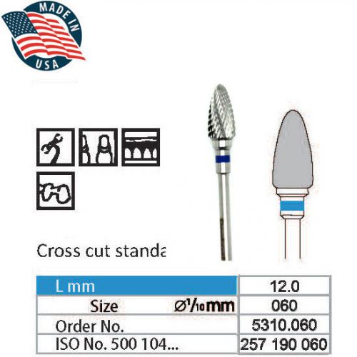 Wilson USA Tungsten Carbide Cutter HP Drill Bit Dental Small Flame bit