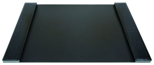 DURAPAD Executive Desk Pad with Faux Leather Side Panels 19 x 30 Inch Black (...