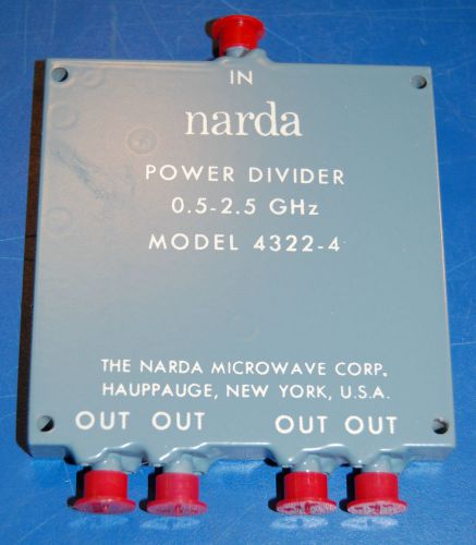 Narda Power Divider 4322-4 (0.5-2.5 GHz) §