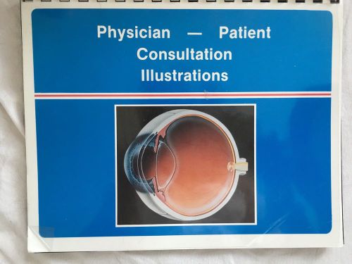 Physician Patient Consultation Illustrations Stephen Gordon Eye Care Ed. Booklet