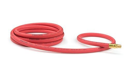 TEKTON 46334 3/8-Inch I.D. by 10-Foot 250 PSI Rubber Lead-In Air Hose with