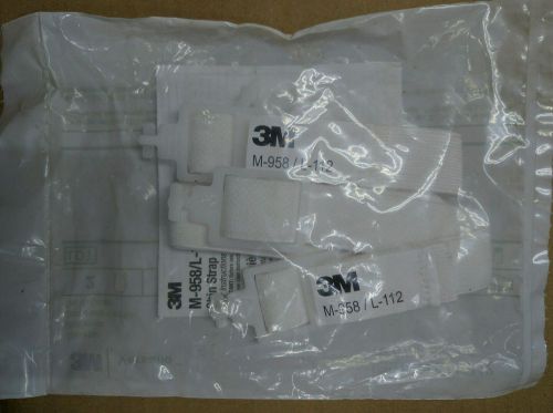 NEW LOT OF 38 PACKS OF TWO 3M VERSAFLO CHIN STRAP M-958/L-112, M OR L SERIES