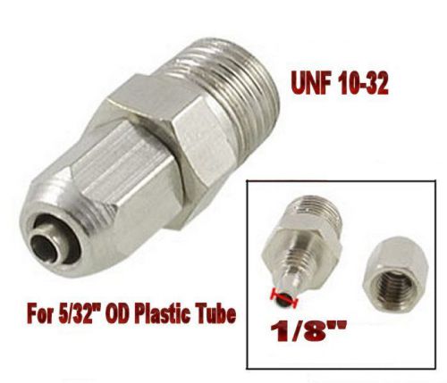 Pneumatic gas air hose quick connector fitting unf 10-32 for 5/32&#034; od tube  l-3_ for sale