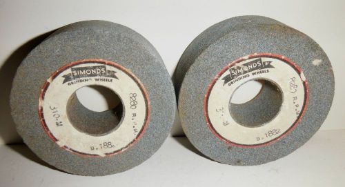 (2) simonds 8280 rpm grinding wheels b. 1882  310-m for sale