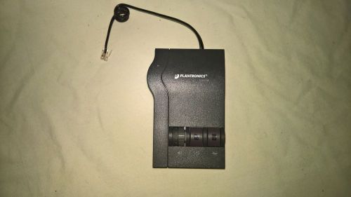 Plantronics VISTA M12 Amplifier with HEADSET and cables Great condition