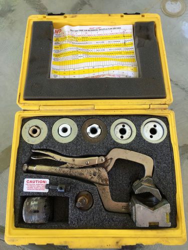 Nfp pilot clamp model fp200 pipe clamp hole saw kit for sale