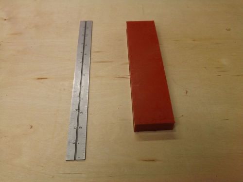 3/4 x 2 x 9&#034; 75D Red Polyurethane Plate/Sheet/Bar