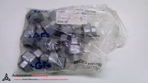 Georg fischer 770340204 - pack of 10 - galvanized taper seat union,, new #219542 for sale