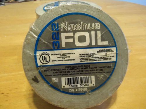 &#034;BUY 1 GET 2 FREE&#034;-NEW! Nashua Aluminum Foil Tape 322 Series 2  x 50 yards