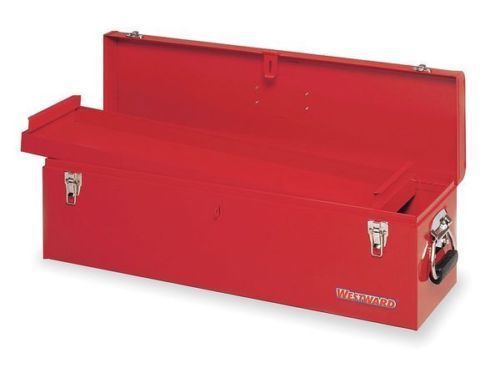 WESTWARD 10J164 Portable Tool Box, 30 Wx 8 Dx 9 H, Stl, Red NEW !!!
