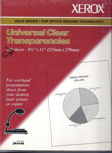 Xerox Universal Clear Transparencies 3R4446