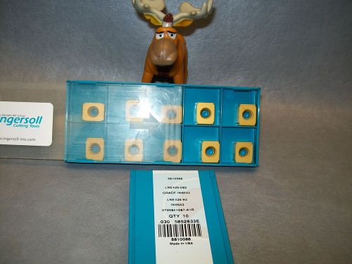 Ingersoll Cutting Tools LNE425-092 Carbide Milling Inserts  Lot of 10