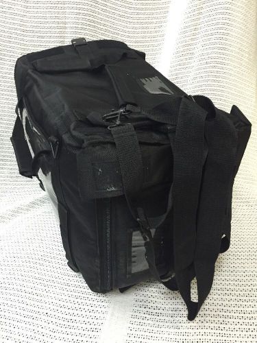 Large EMT Medic Rolling Medical Supply Bag w/Fold Out Organizer Excellent Cond.