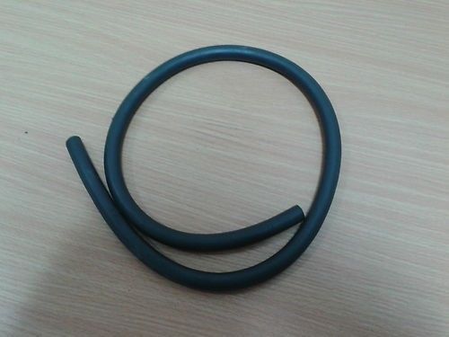 3/8&#034; black rubber reinforced oil fuel pipe - 3&#039; length bsa triumph norton ajs++ for sale