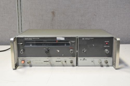 HP Agilent 8620B Sweep Oscillator With 86245A RF 5.6-12.4GHz plug-in For Parts