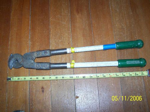 Greenlee 704 heavy-duty cable cutters-used tool made usa for sale