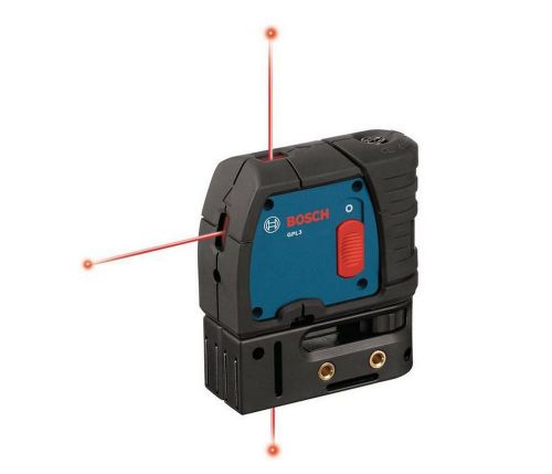 New Bosch 3 Point Self Leveling Laser Level and Plumb Tool GPL3 Free Shipping