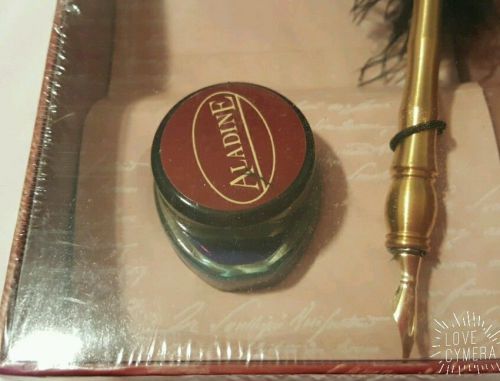 Calligraphy Writers Quill Inking Pen 18th 19th Weddings Invitations France NIP