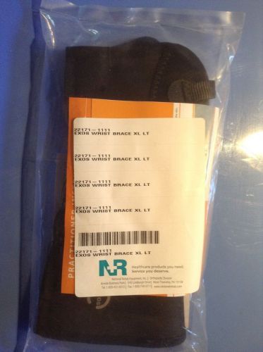 EXOS NATIONAL REHAB WRIST BRACE LARGE XL LT REF 22171-1111 NEW IN PACKAGE
