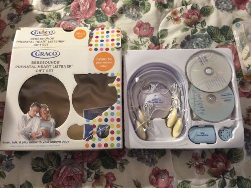 Bebe Sounds Prenatal Gift Set Orig Box Heart Listener Maternity Belt
