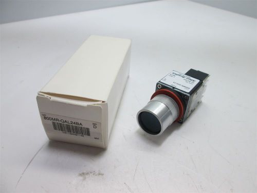 *new in box* allen-bradley 800mr-qal24 lighted push button, blue lens, 24vac/dc for sale