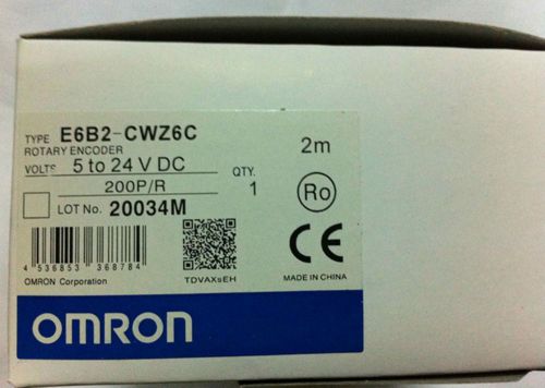 1PC OMRON  rotary encoder E6B2-CWZ6C 200P/R 2m  NEW In Box