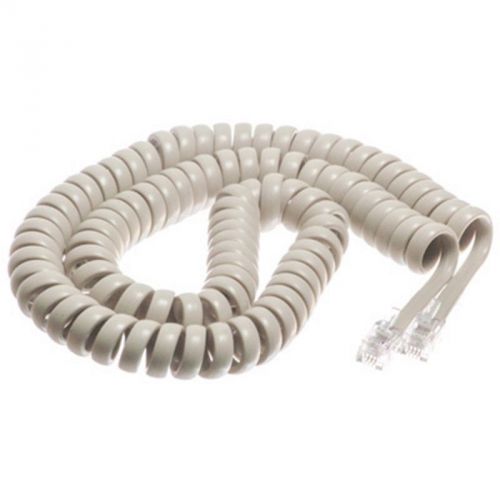 New Universal 12&#039; Handset Curly Cord (off white color)