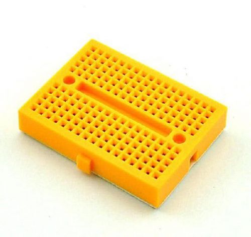 5pcs Yellow Solderless Prototype Breadboard 170 SYB-170 Tie-points for Arduino
