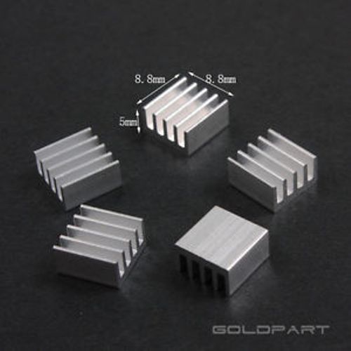 NEW 10pcs 8 8 8 8 5 mm Aluminum Heat Sink for Computer Memory Chip LED Power IC