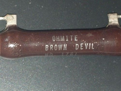 15000 ohm OHMITE brown devil resistor 50B  NO. 1761 15k  quanity of 1