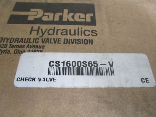 PARKER CHECK VALVE CS1600S65-V *NEW IN BOX*