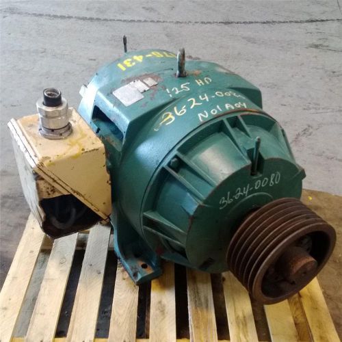 SIEMENS TYPE RG FRAME 444T 460V 1185RPM 125HP INDUCTION MOTOR 212655001-1