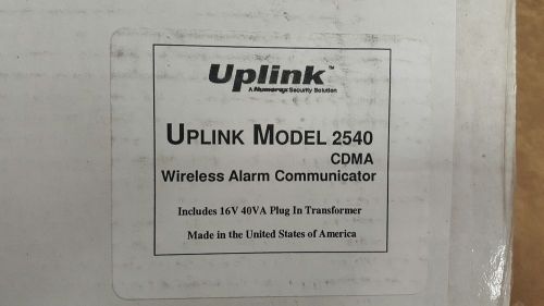 Uplink Model 2540 CDMA Wireless Alarm Communicator
