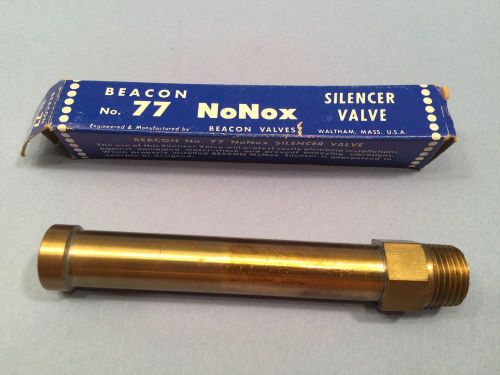 BEACON No.77 NoNOX Silencer Valve  Waltham Ma New Old Stock Vintage NEW IN BOX