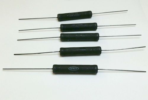 250 Ohm 10 Watt 5% (5 pcs) Wirewound Resistor Axial Lead - Dale CW-10 250ohm 10W