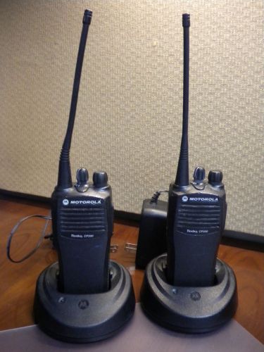 Motorola cp200 uhf 4 channel complete portable radios for sale