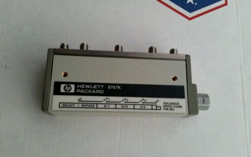 HP / Hewlett packard 8767K Multiport Coaxial Switch 24VDC