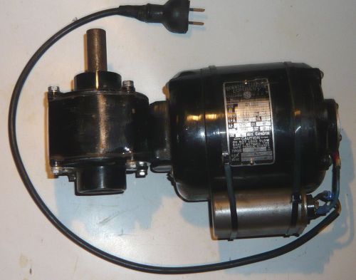Bodine speed reducer gear motor 1650 rpm 1/15 hp 28 rpm 44 lb torque 60-1 nc1-34 for sale