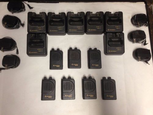 Lot of 7 Working VHF Motorola Minitor III (3) Fire EMS Pagers 151-158.9 MHz