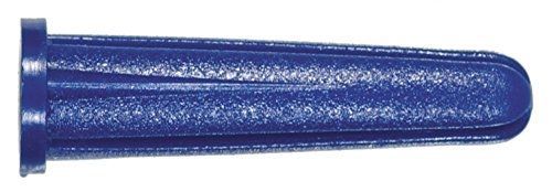 The Hillman Group 5036 8-10 Blue Conical Plastic Anchor, 14-Pack