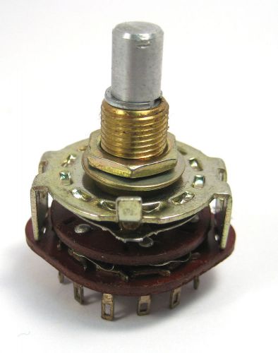 Rotary switch 6-pole 2-position: 125vac, 300ma for sale