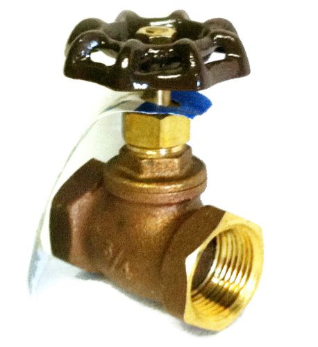 3/4&#034; npt brass globe valve (stop valve or drain valve)  200wog matco norca 200t for sale