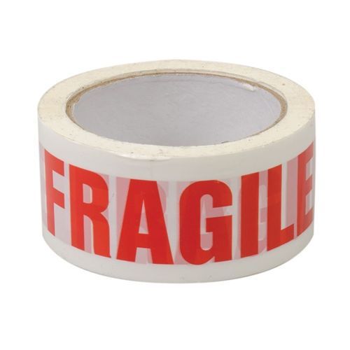 Fixman 191480 Packing Tape &#039;fragile&#039; 48mmx 66m Ironmongery Accessory Tools Diy