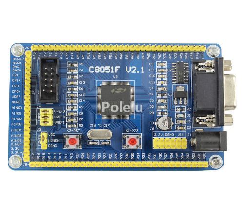 C8051F120 Development/Core/Learning/Minimum System Board  C8051F 12 AD/DA SCM