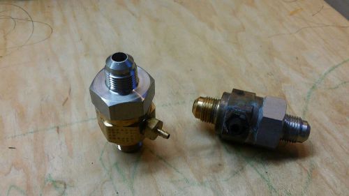 (2) mccann&#039;s check valves / backflow preventer asse 1022, abf-1, with vent port for sale