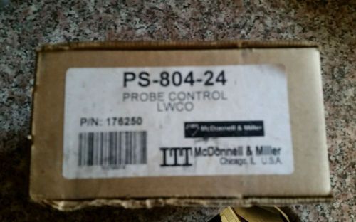 New mcdonnell miller ps-804-24 176250 low water cut-off probe boiler control for sale